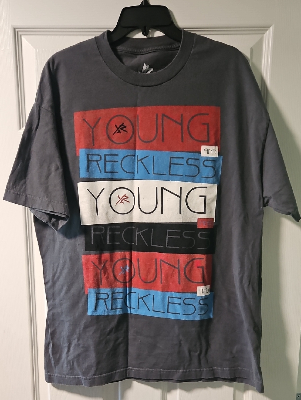 Young & Reckless Logo Graphic Tee - Charcoal Gray